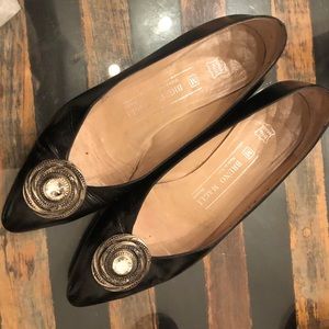 Bruno Magli flats with detail